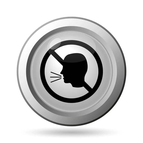 No talking icon — Stock Photo, Image