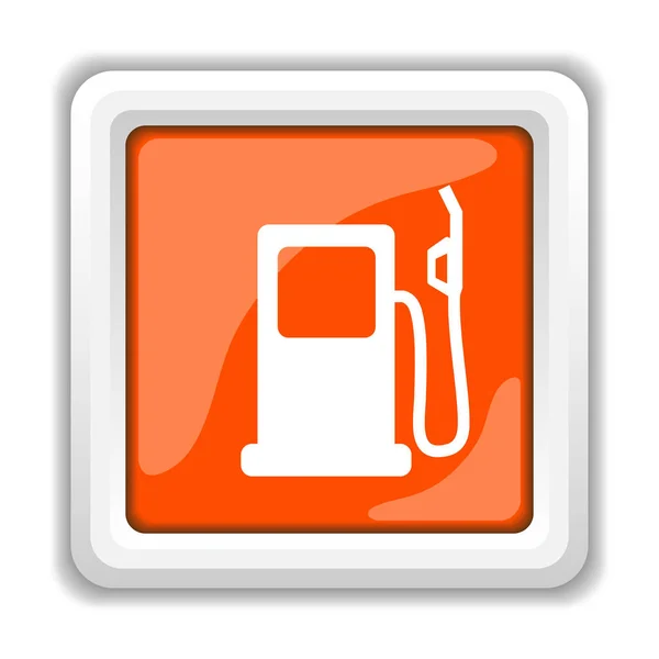 Beyaz Arka Plan Üzerinde Mobil Apps Kavramı Izole Benzin Istasyonu — Stok fotoğraf