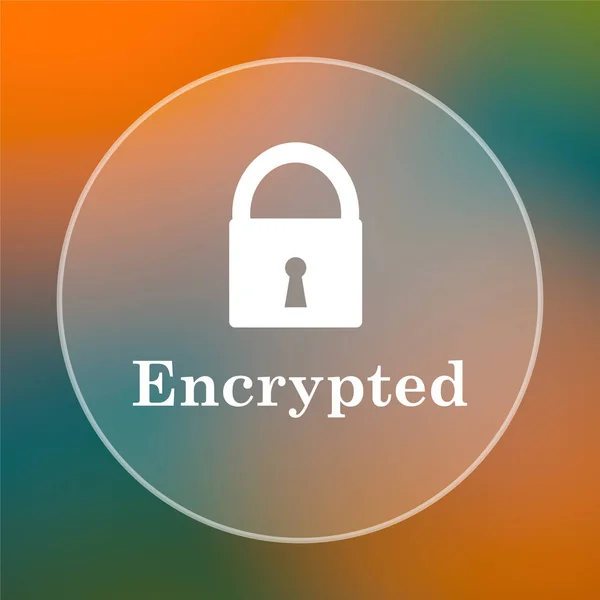 Encrypted icon — Stock Photo, Image