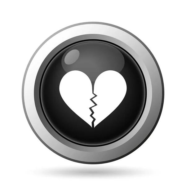 Broken heart icon — Stock Photo, Image