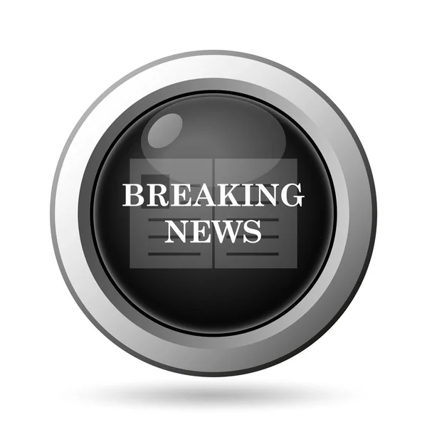 Breaking news icon — Stock Photo, Image