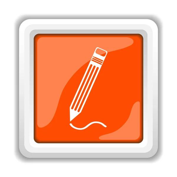 Bleistift Symbol Isoliert Auf Weißem Hintergrund Konzept Für Mobile Apps — Stockfoto