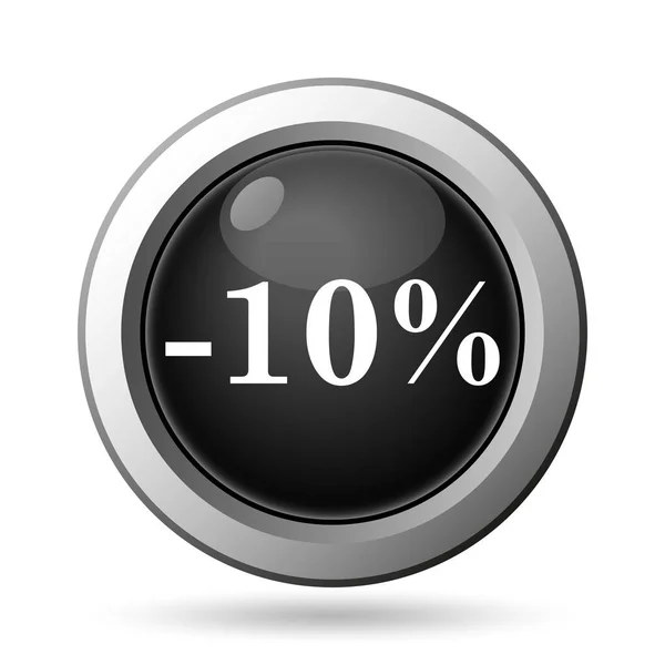 10 por ciento icono de descuento — Foto de Stock