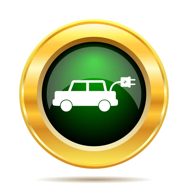 Electric car icon — Stock Photo, Image