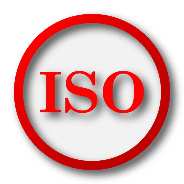 Iso Icon Internet Button White Background — Stock Photo, Image