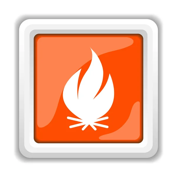 Feuer Symbol Isoliert Auf Weißem Hintergrund Konzept Für Mobile Apps — Stockfoto