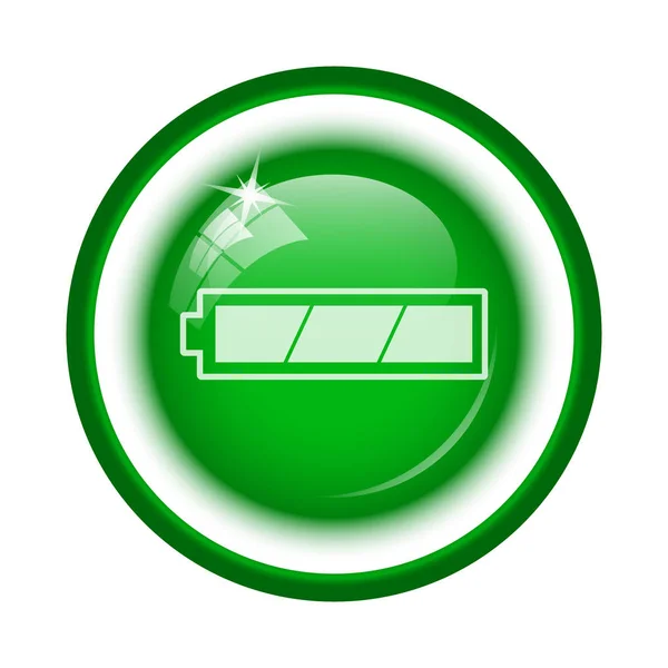 Fully charged battery icon — Zdjęcie stockowe