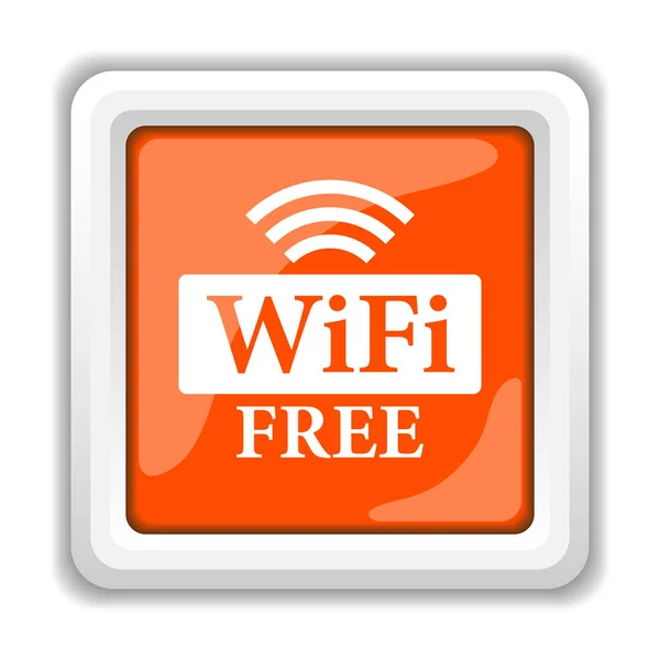 Wifi Icona Gratuita Isolato Sfondo Bianco Concetto Applicazioni Mobili — Foto Stock