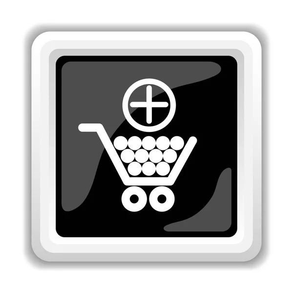 Lägg till shopping cart-ikonen — Stockfoto