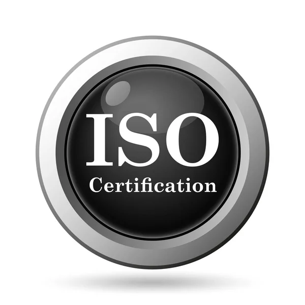 Icona di certificazione iso — Foto Stock