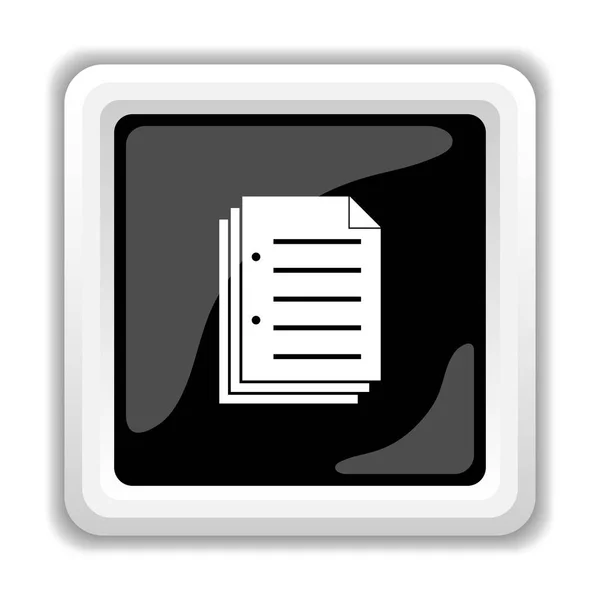 Documento icono — Foto de Stock