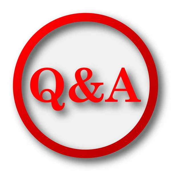 Q&A pictogram — Stockfoto