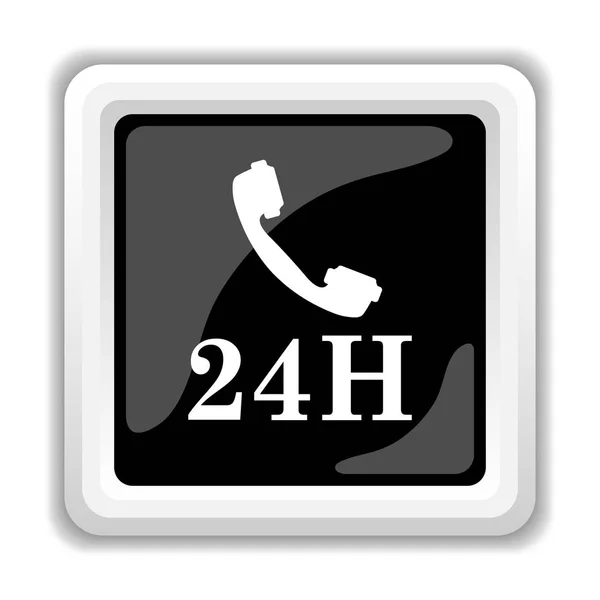 Ikony telefonu 24h — Zdjęcie stockowe