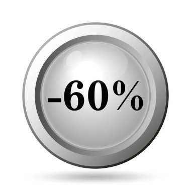 yüzde 60 indirim simgesi