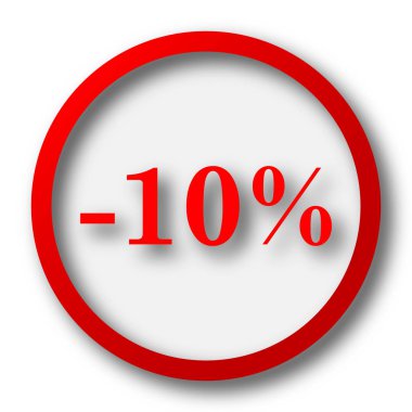 yüzde 10 indirim simgesi