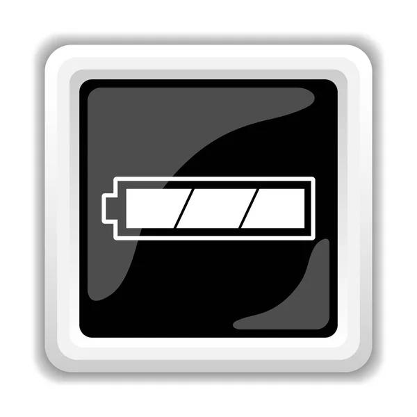 Volledig opgeladen batterijpictogram — Stockfoto