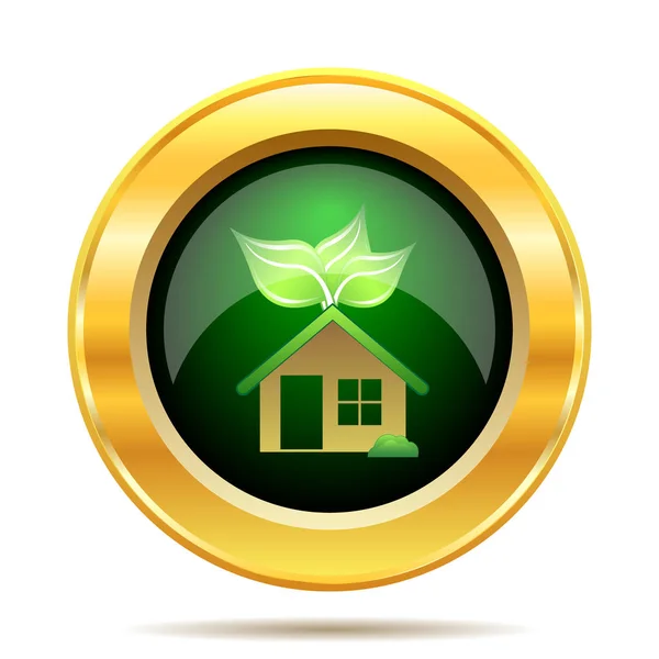 Eco house icon — Stock Photo, Image