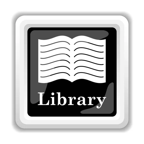 Бібліотека значок — стокове фото