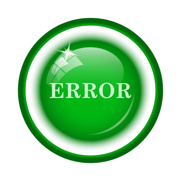 Error icon — Stock Photo, Image