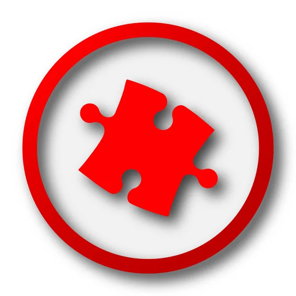 Puzzle piece icon — Stock Photo, Image