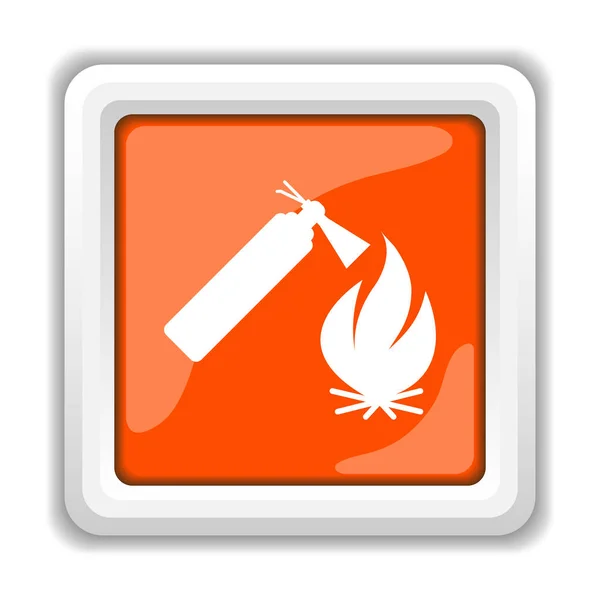 Extinguish Fire Icon Isolated White Background Mobile Apps Concept — Stock Photo, Image