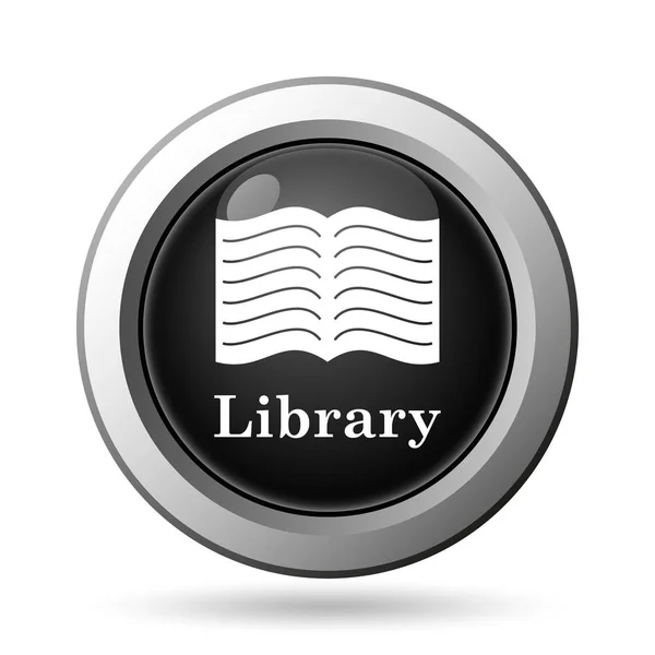 Bibliotheek pictogram — Stockfoto