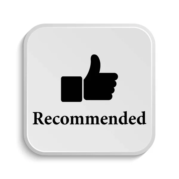 Recommended icon — Stock Photo, Image