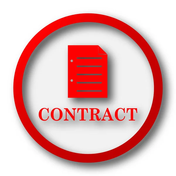 Contract pictogram — Stockfoto