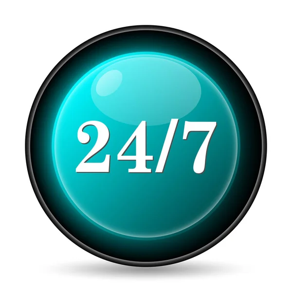 24 7 ikonen — Stockfoto