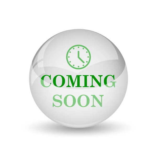 Coming soon icon — Stock Photo, Image