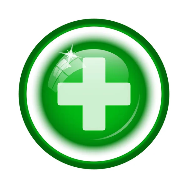 Medical cross icon — Stock Photo, Image