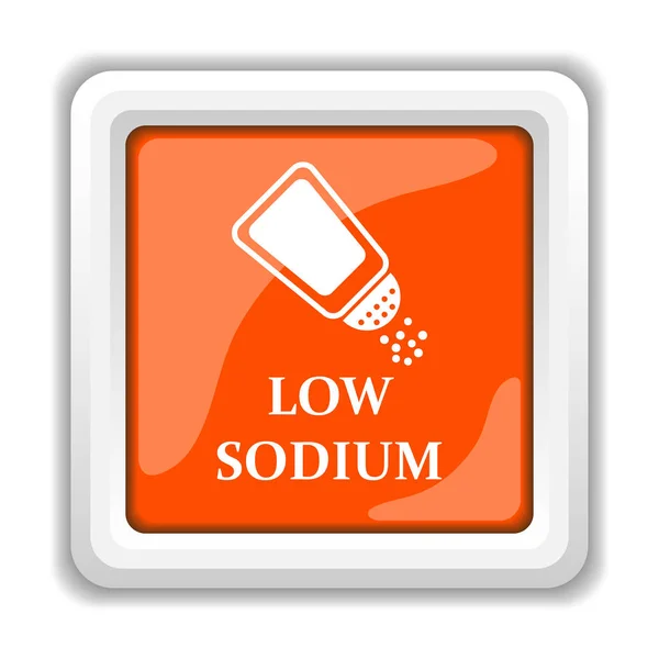 Low Sodium Icon Isolated White Background Mobile Apps Concept — Stock Photo, Image