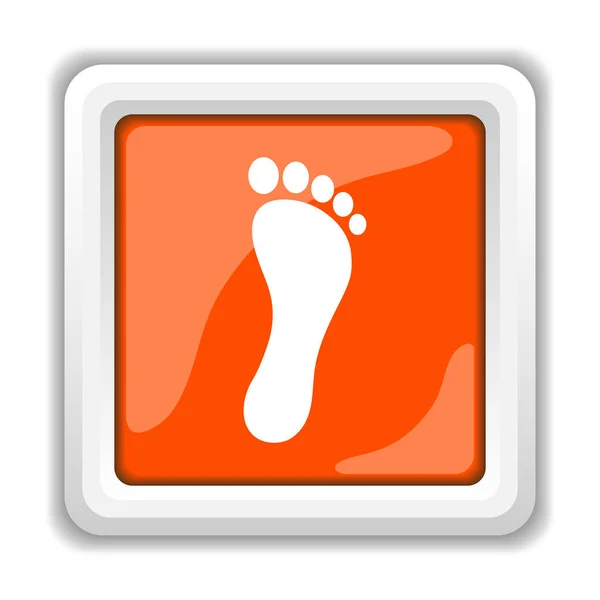 Fußabdruck Symbol Isoliert Auf Weißem Hintergrund Konzept Für Mobile Apps — Stockfoto
