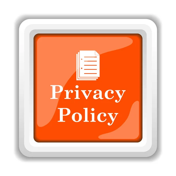Privacy Beleid Pictogram Geïsoleerd Een Witte Achtergrond Mobiele Apps Concept — Stockfoto