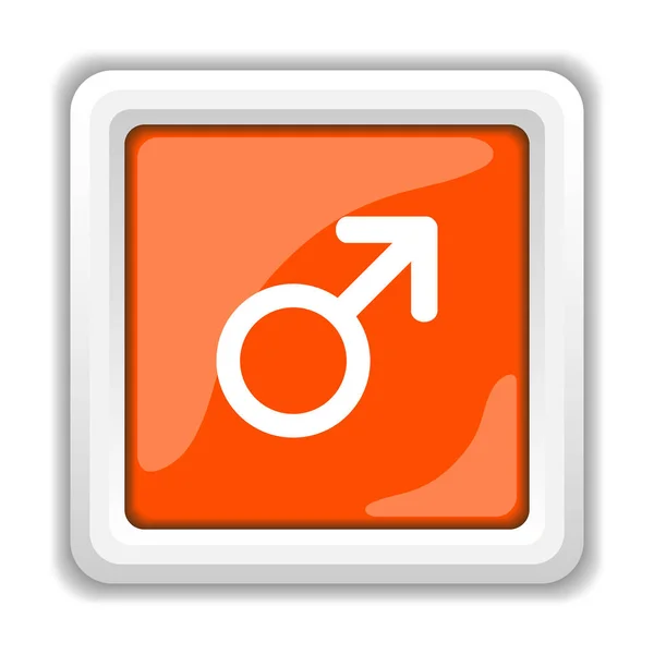 Männliches Symbol Isoliert Auf Weißem Hintergrund Konzept Für Mobile Apps — Stockfoto