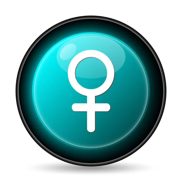 Icono de signo femenino — Foto de Stock