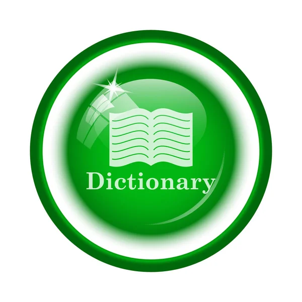 Wörterbuch-Symbol — Stockfoto