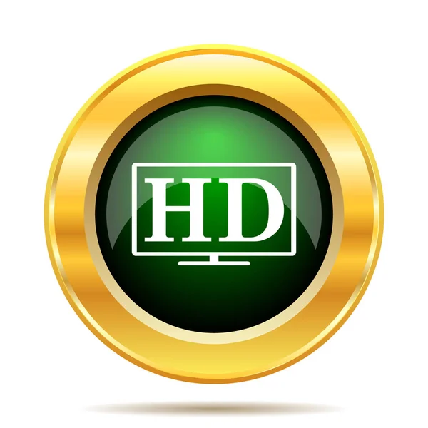 Hd tv pictogram — Stockfoto