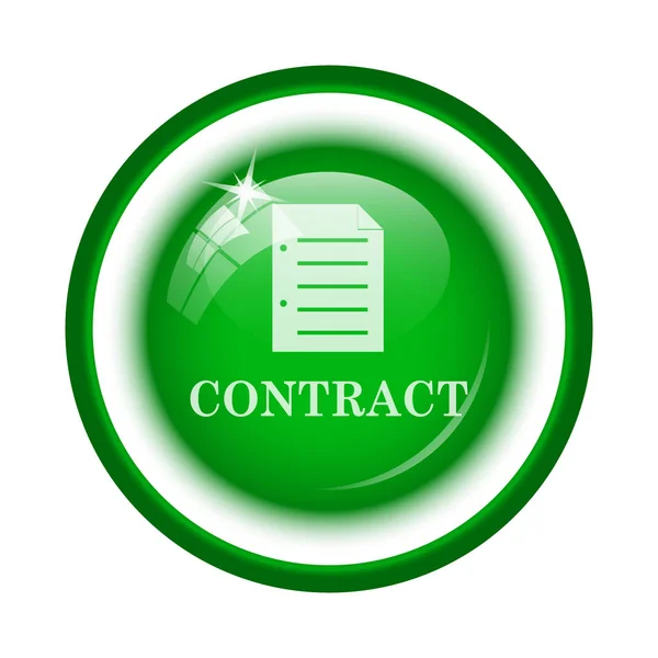 Contract pictogram — Stockfoto