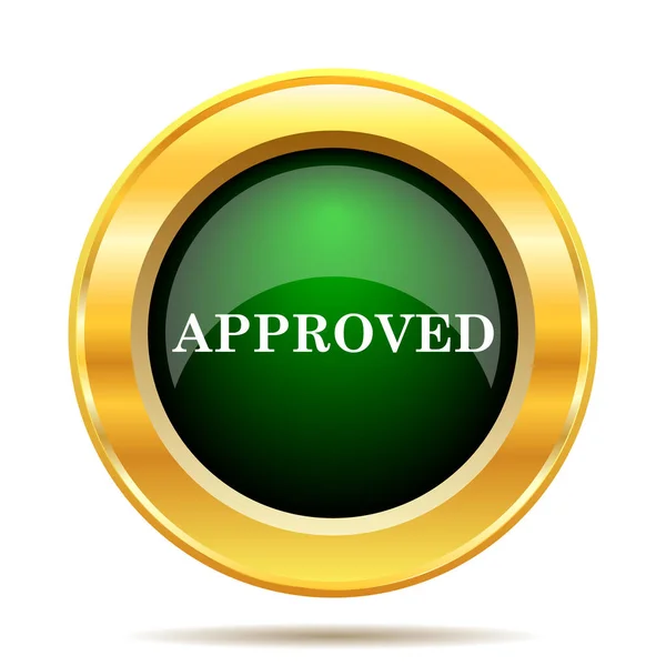 Approved icon — Stock Photo, Image