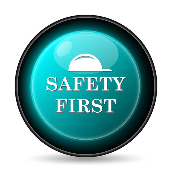 Safety first icon — Stock Photo, Image