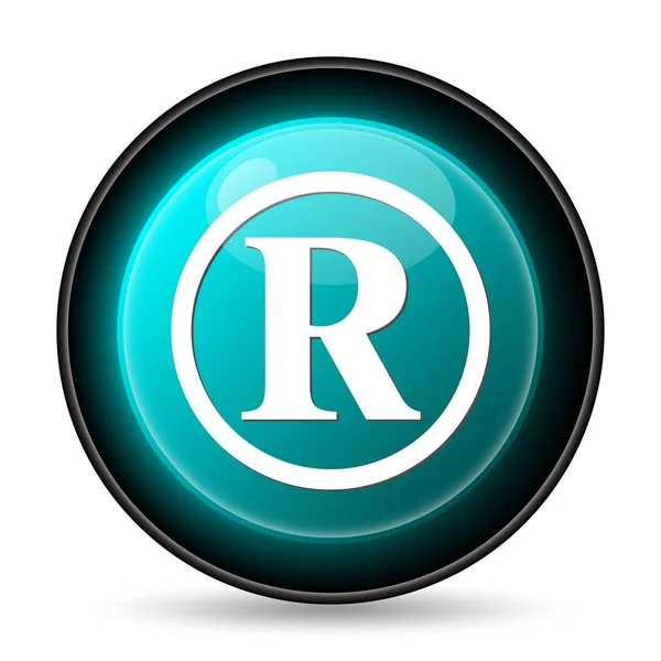 Registered mark icon — Stock Photo, Image