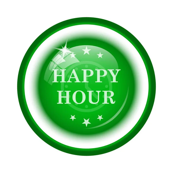 Happy hour icon — Stock Photo, Image