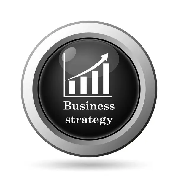 Ikona strategii biznesowej — Zdjęcie stockowe