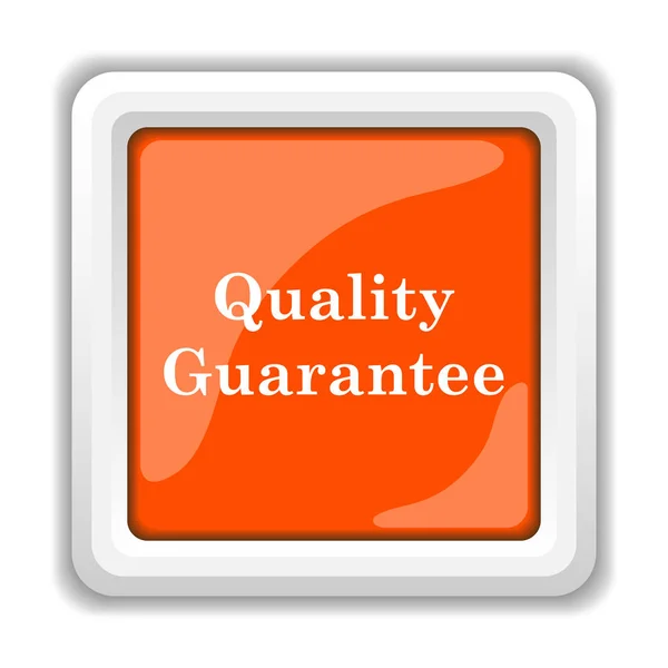 Quality Guarantee Icon Isolated White Background Mobile Apps Concept — Stock Photo, Image