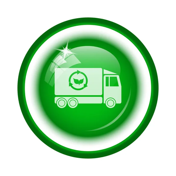 Eco truck icon — Stock Photo, Image