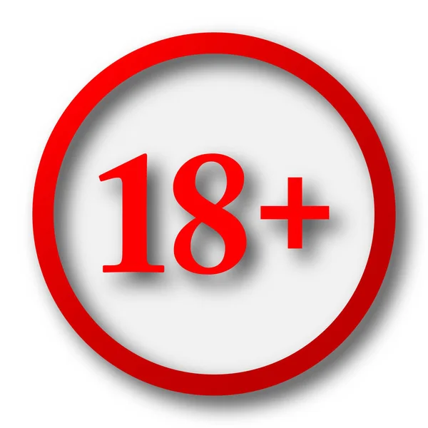 18 plus icon — Stock Photo, Image