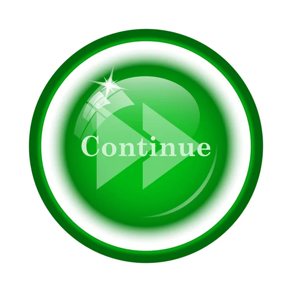 Continue icon — Stock Photo, Image