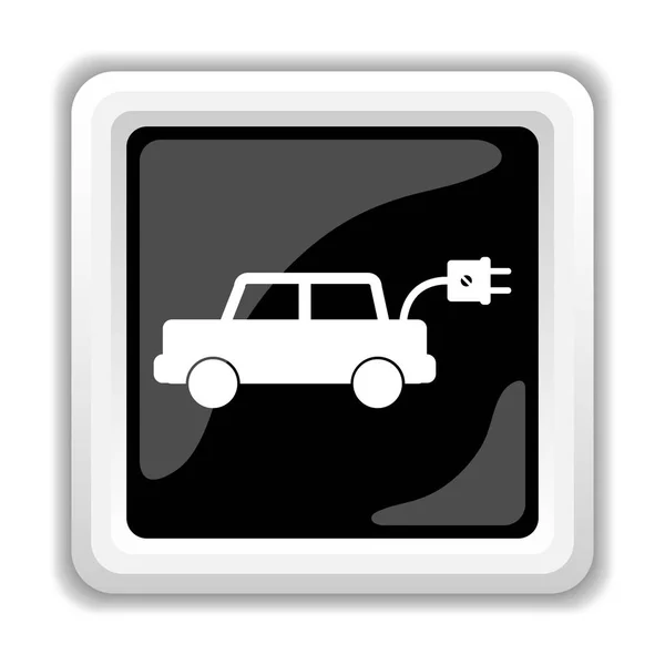 Elektrikli araba simgesi — Stok fotoğraf