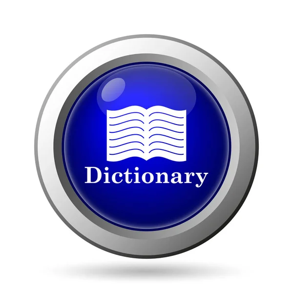 Wörterbuch Symbol Isoliert Auf Weißem Hintergrund Konzept Für Mobile Apps — Stockfoto